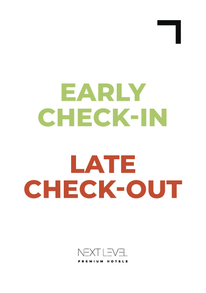 Image CHECK-IN ANTECIPADO & CHECK-OUT TARDIO